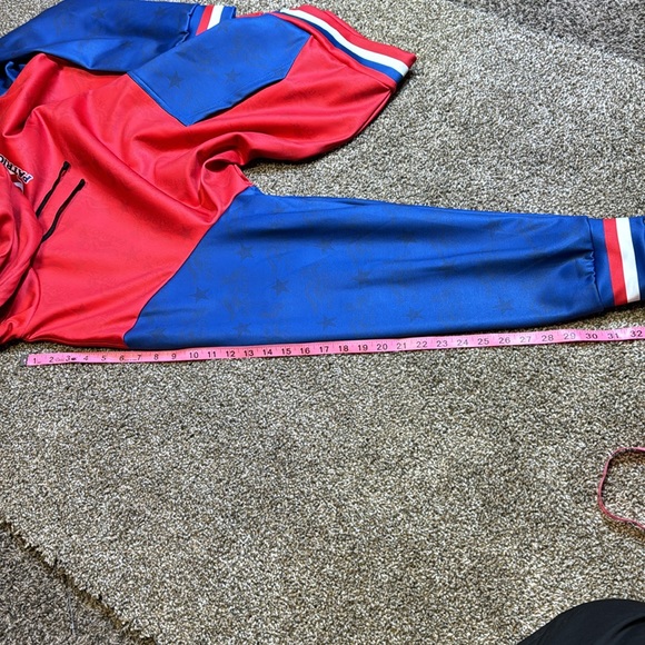 Custom Made New England Patriots Style Hoodie and Backpack Bundle. Both NWT. - Picture 8 of 13